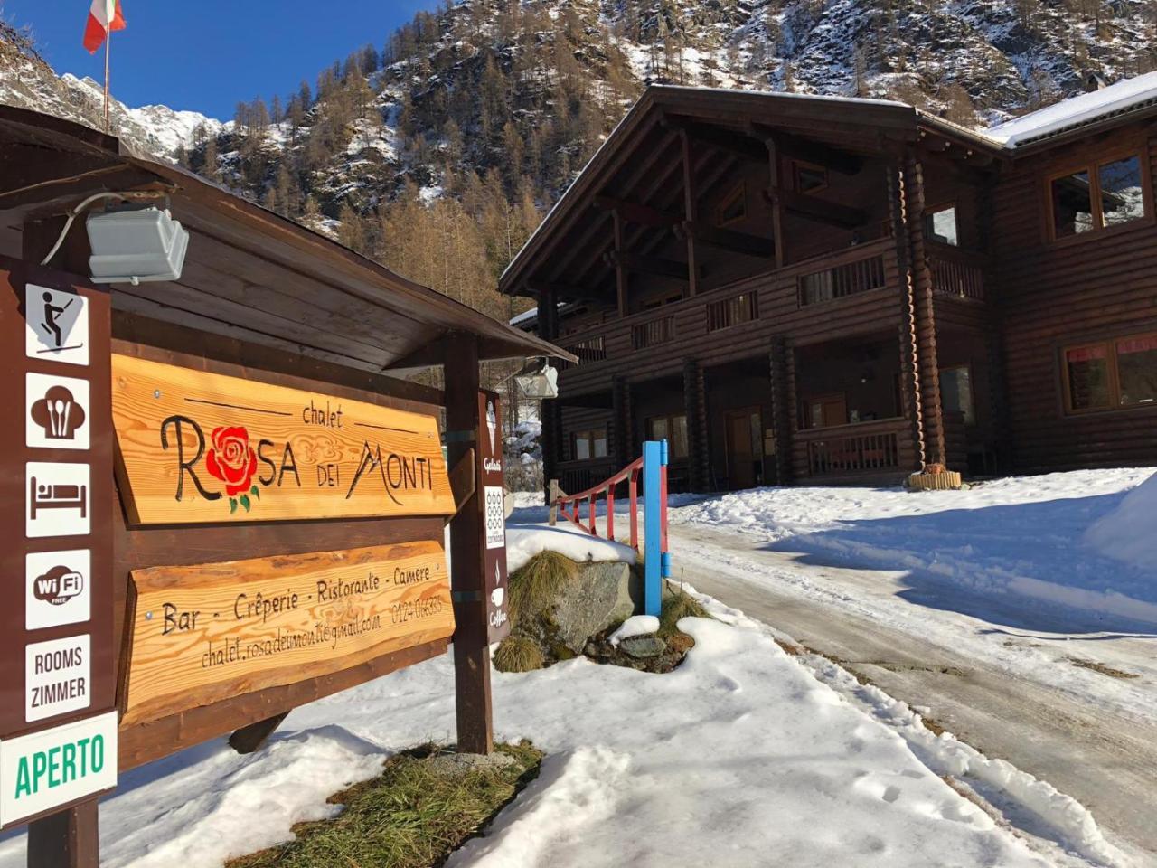 Chalet Rosa Dei Monti Piamprato Luaran gambar